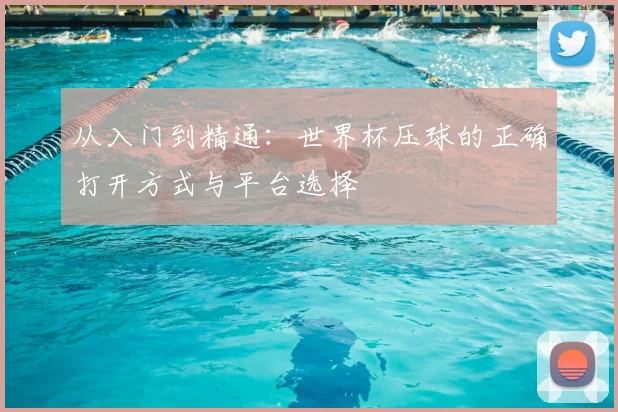 从入门到精通:世界杯压球的正确打开方式与平台选择