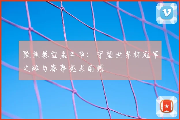 聚焦暴雪嘉年华：守望世界杯冠军之路与赛事亮点前瞻